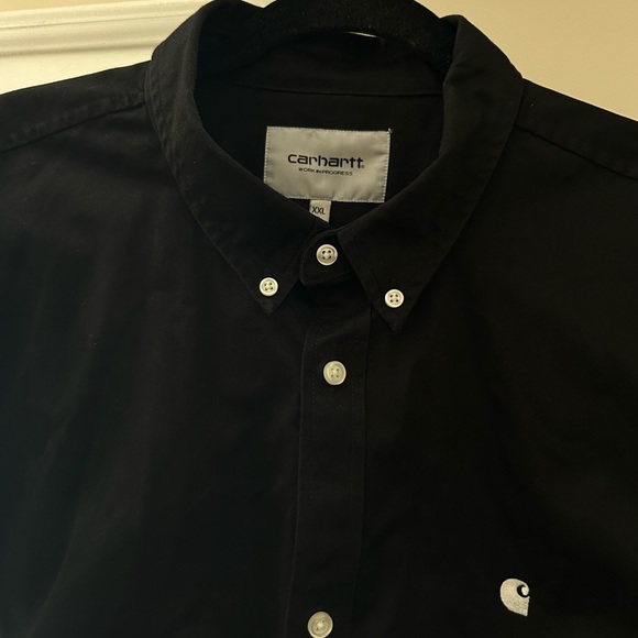CARHARTT WIP cotton twill button down shirt - Picture 4 of 7